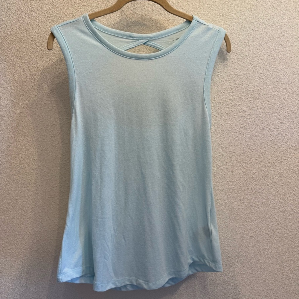 Anthropologie Light Blue Tank Top
